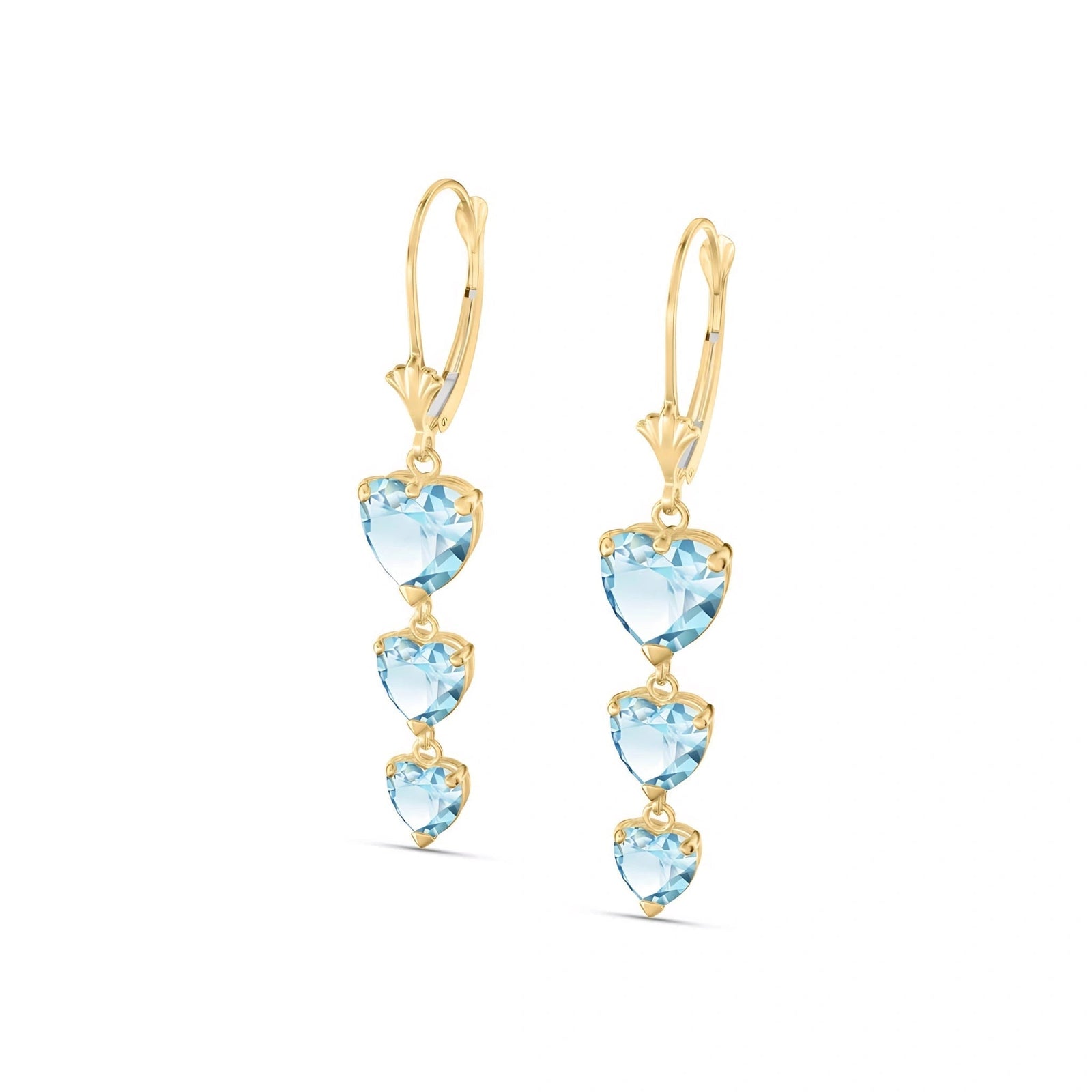 Yellow Gold Aquamarine — Mariaannunziata