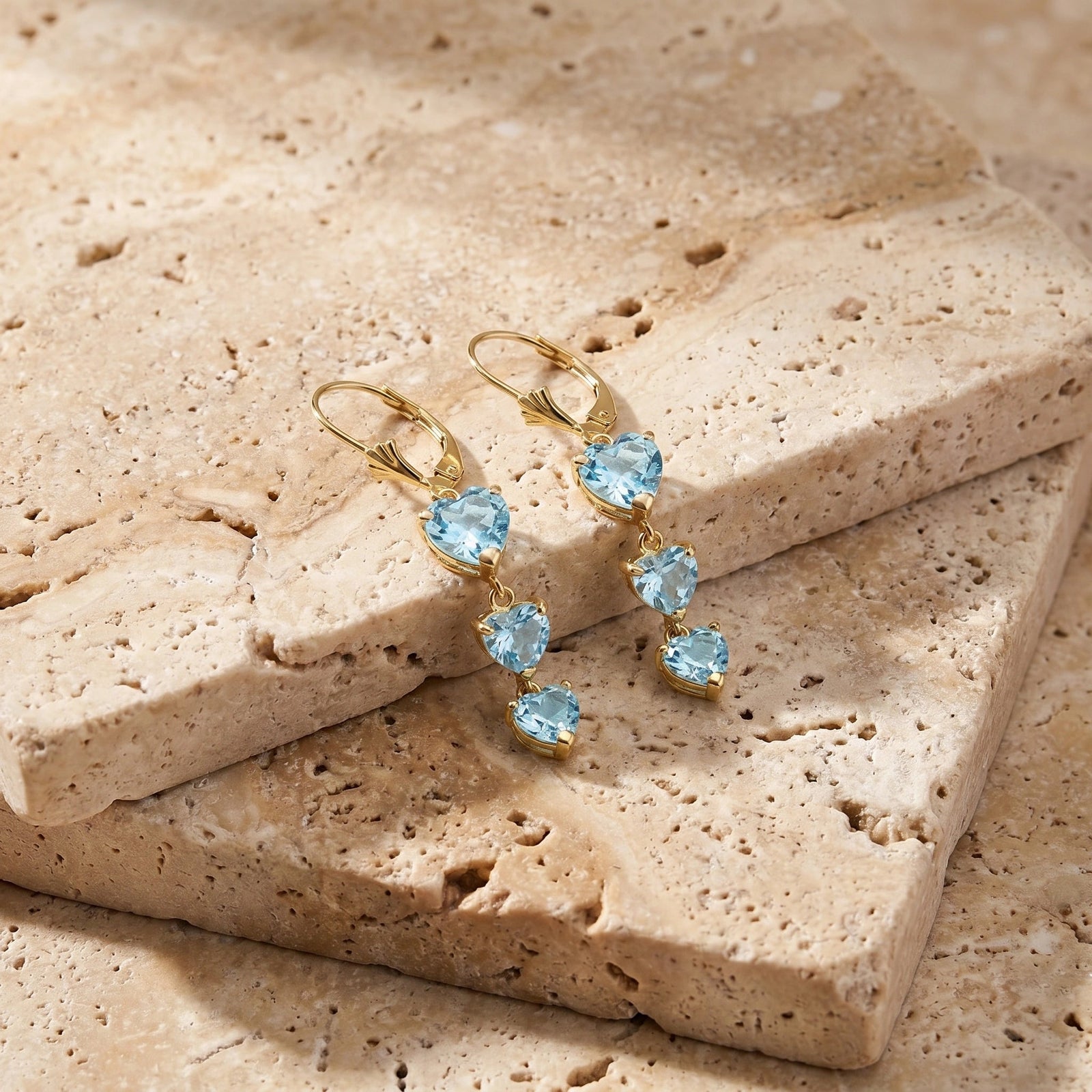 Yellow Gold Aquamarine — Mariaannunziata