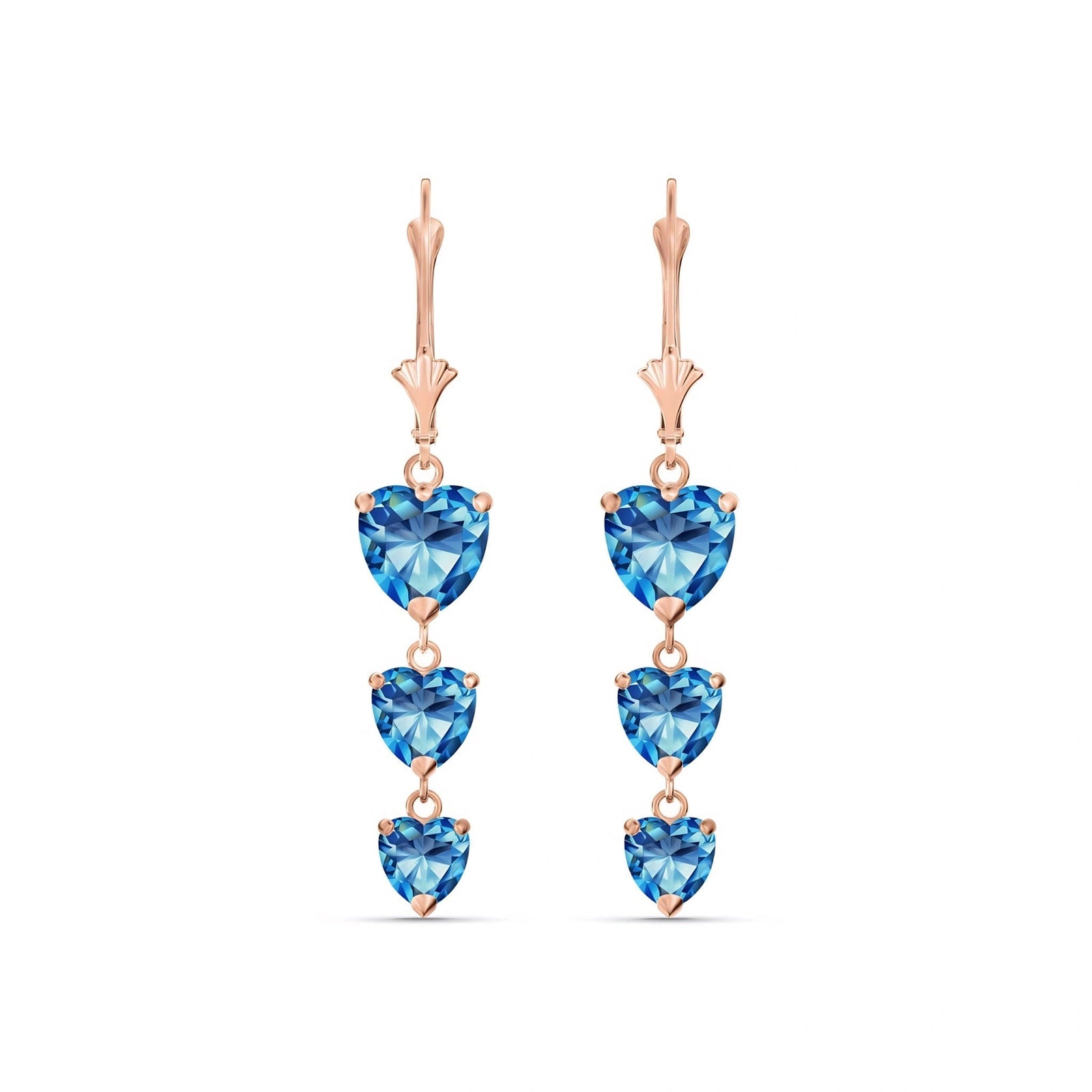 Rose Gold Blue Topaz — Mariaannunziata