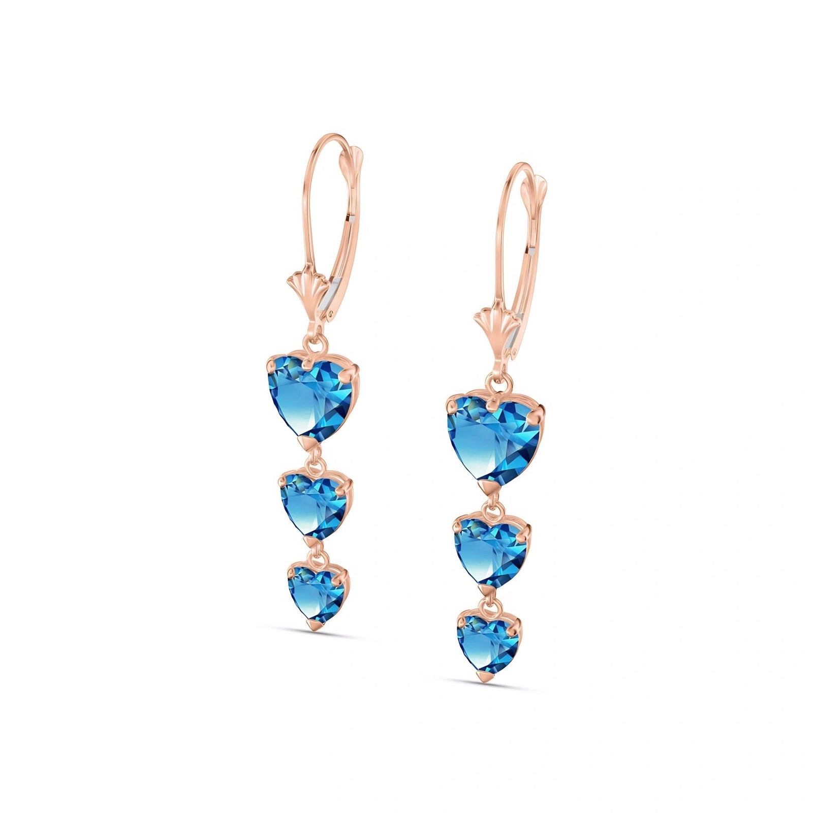 Rose Gold Blue Topaz — Mariaannunziata