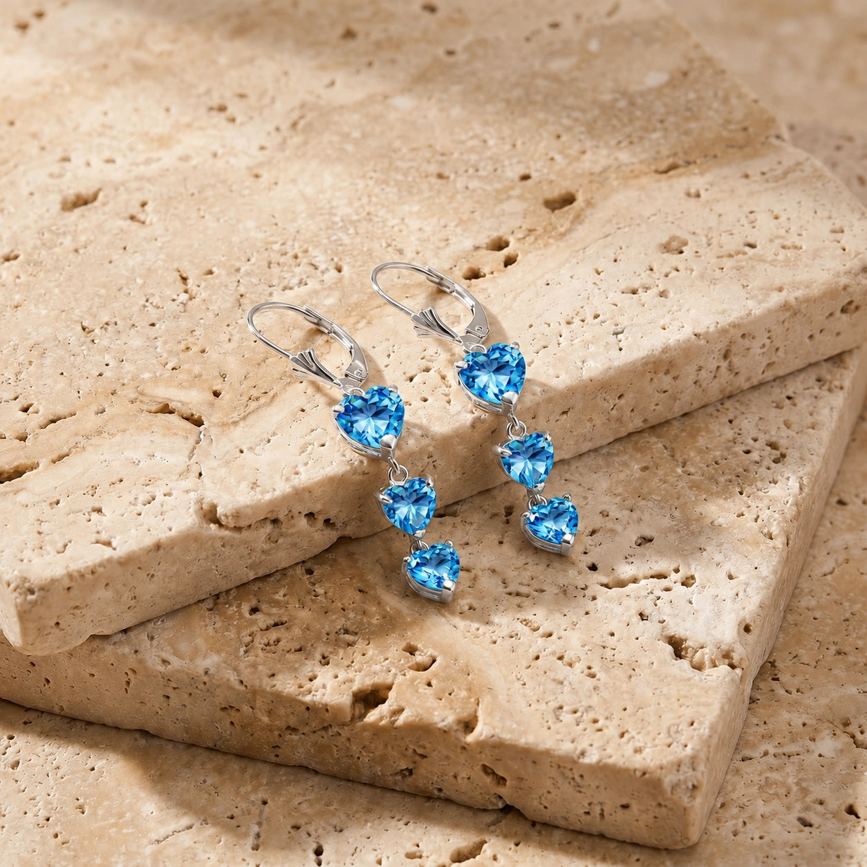White Gold Blue Topaz — Mariaannunziata