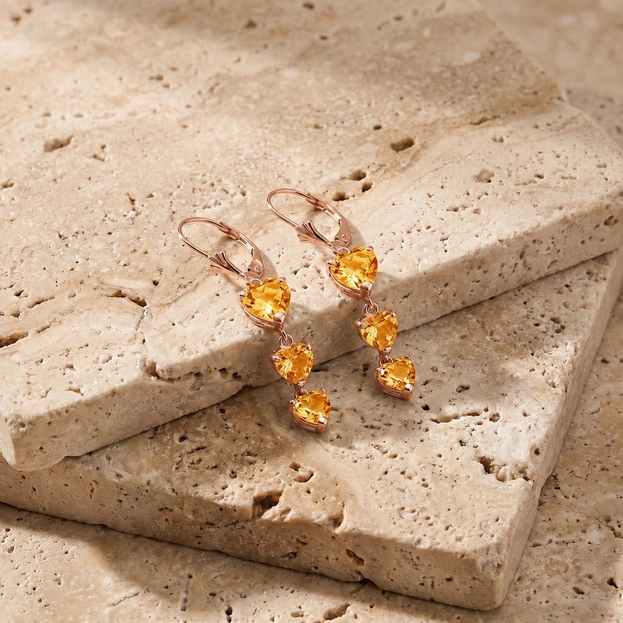Rose Gold Citrine — Mariaannunziata