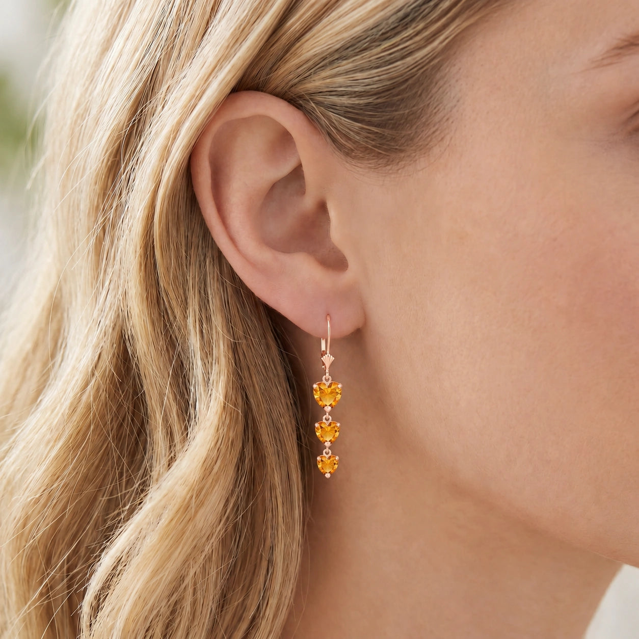 Rose Gold Citrine — Mariaannunziata