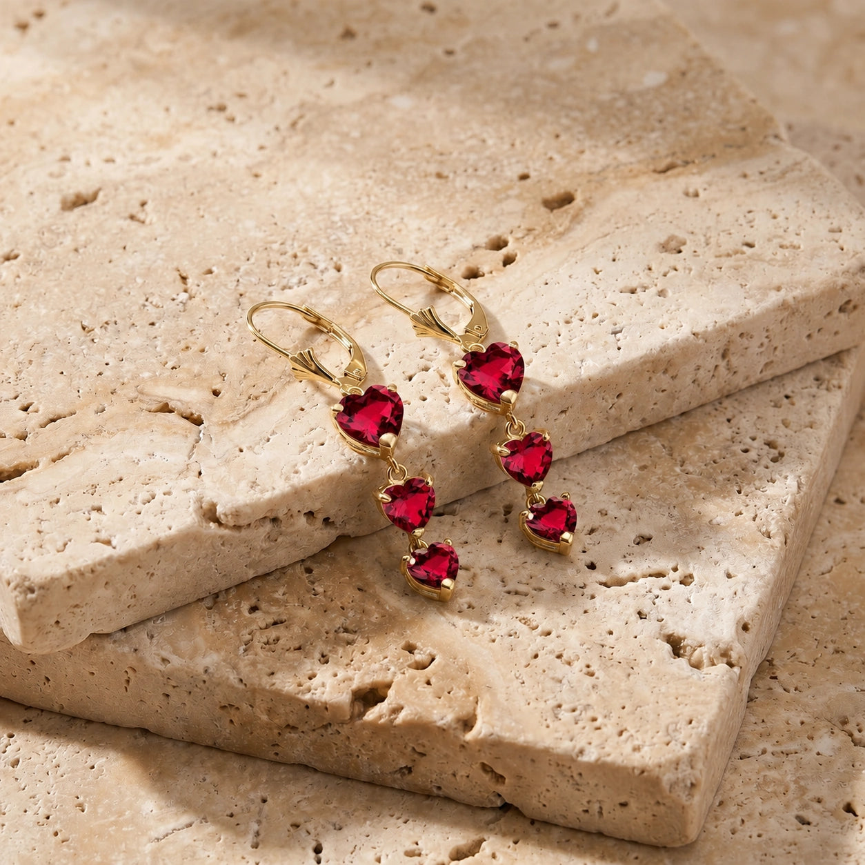 Yellow Gold Garnet — Mariaannunziata