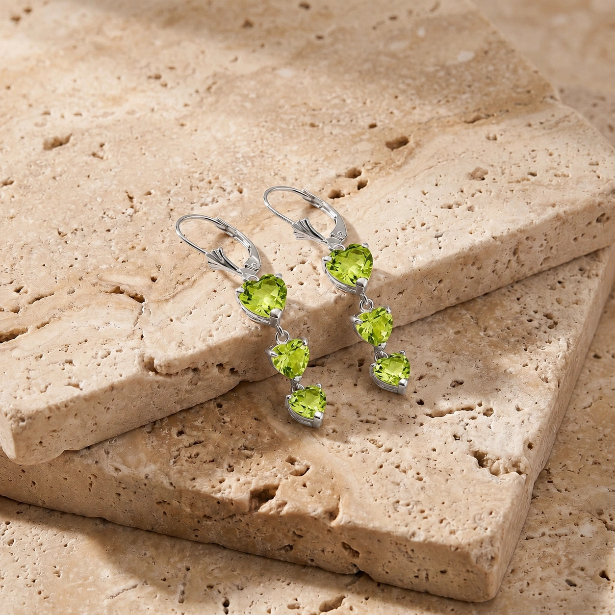 White Gold Peridot — Mariaannunziata