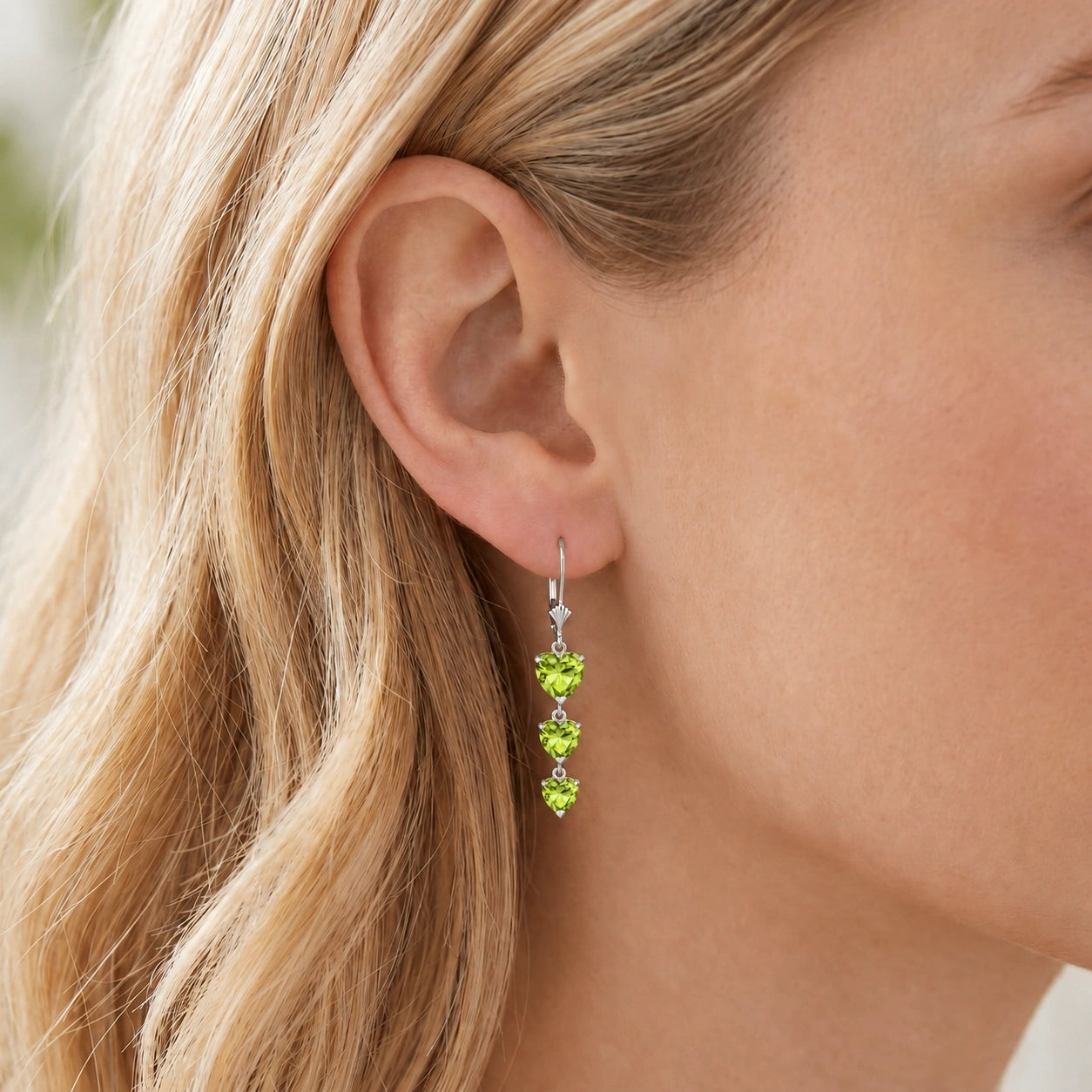 White Gold Peridot — Mariaannunziata