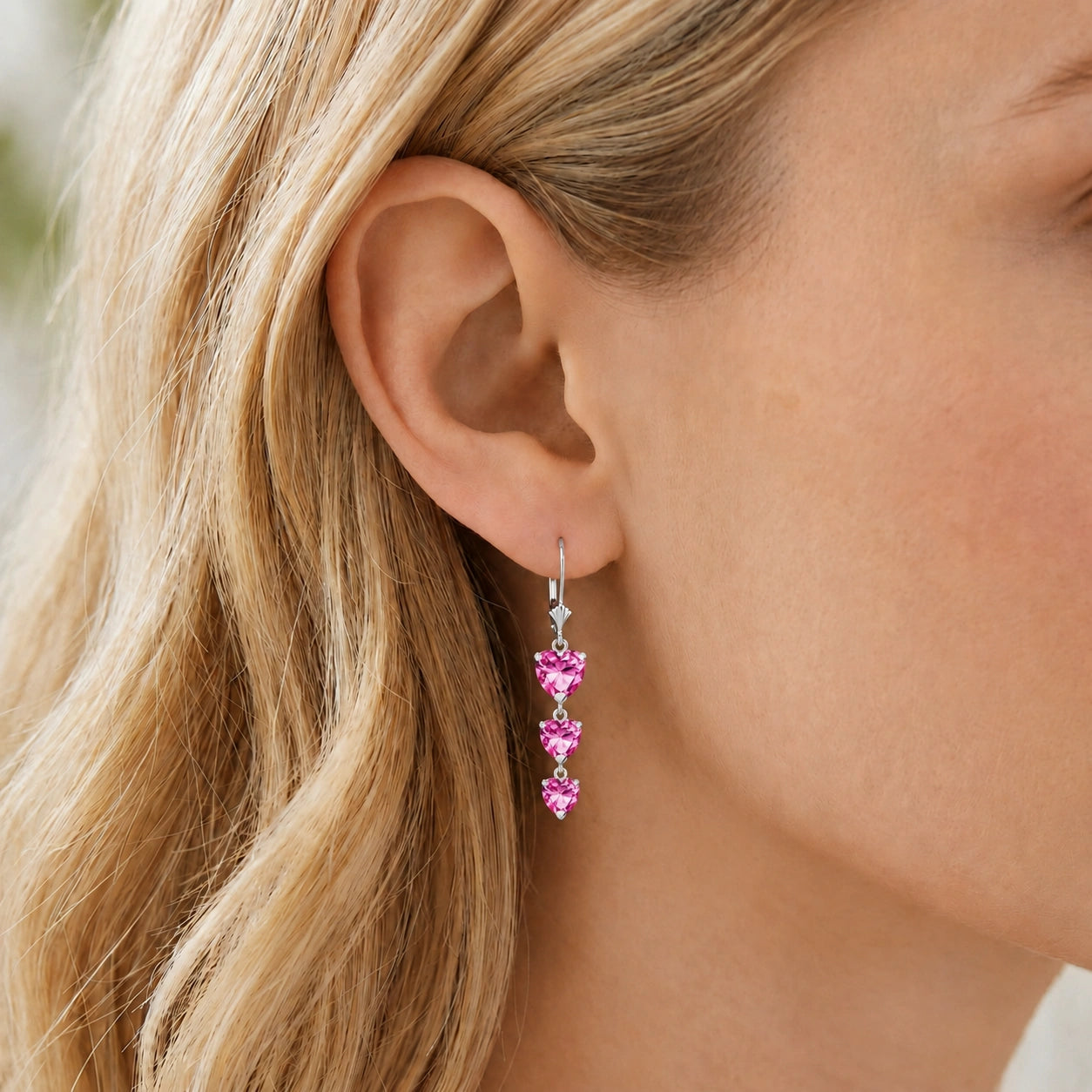 White Gold Pink Topaz — Mariaannunziata