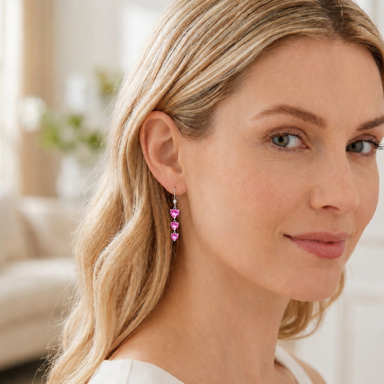 White Gold Pink Topaz — Mariaannunziata