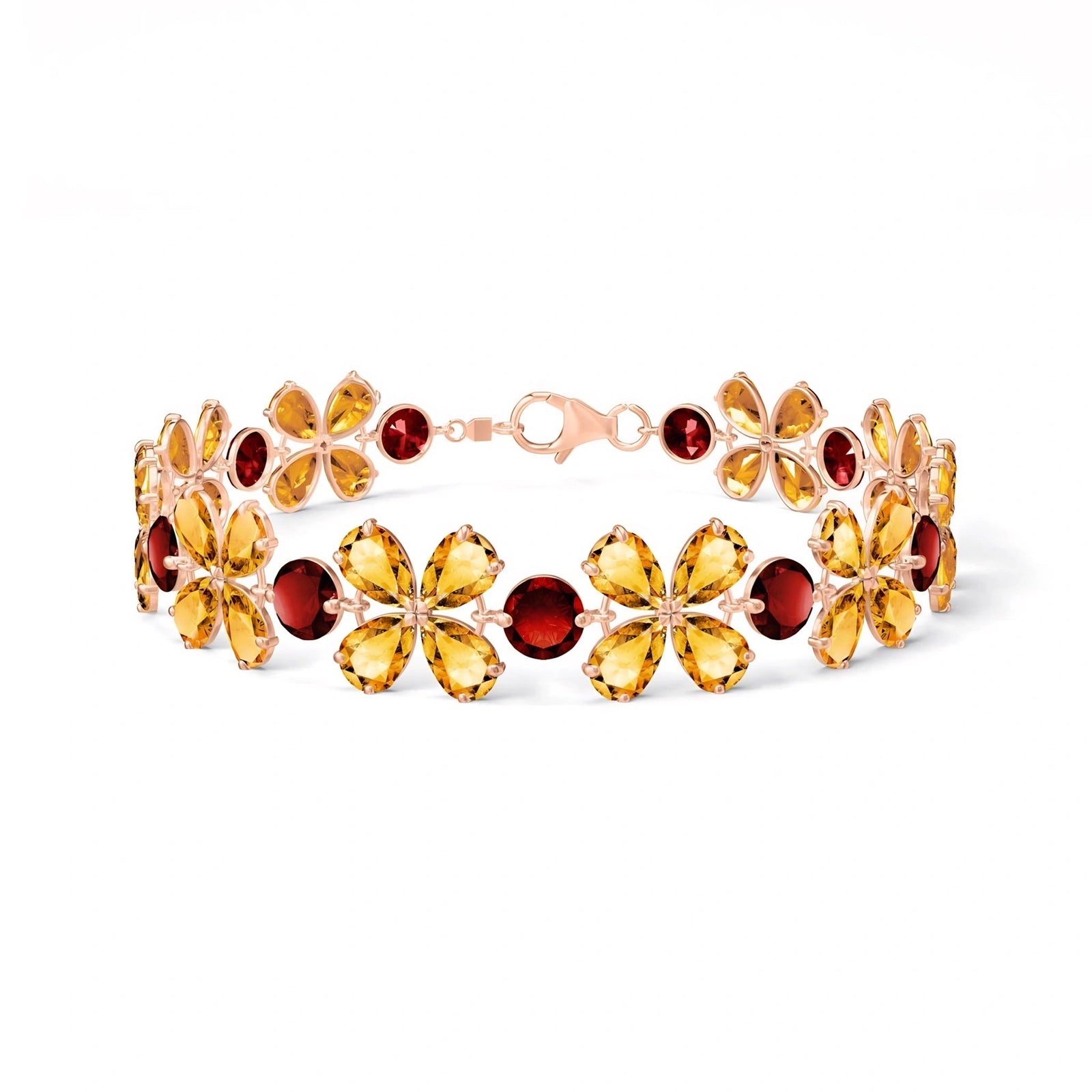 Rose Gold Reverie Bracelet Citrine 10K — Rosangela
