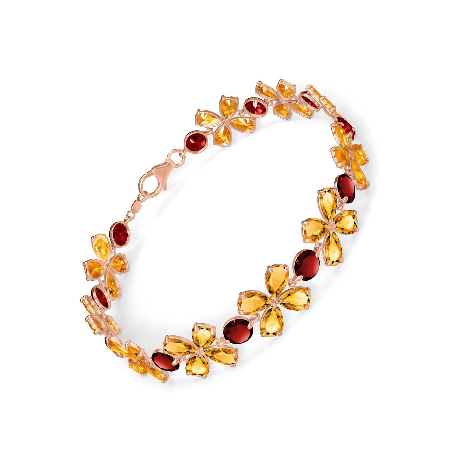 Rose Gold Reverie Bracelet Citrine 10K — Rosangela
