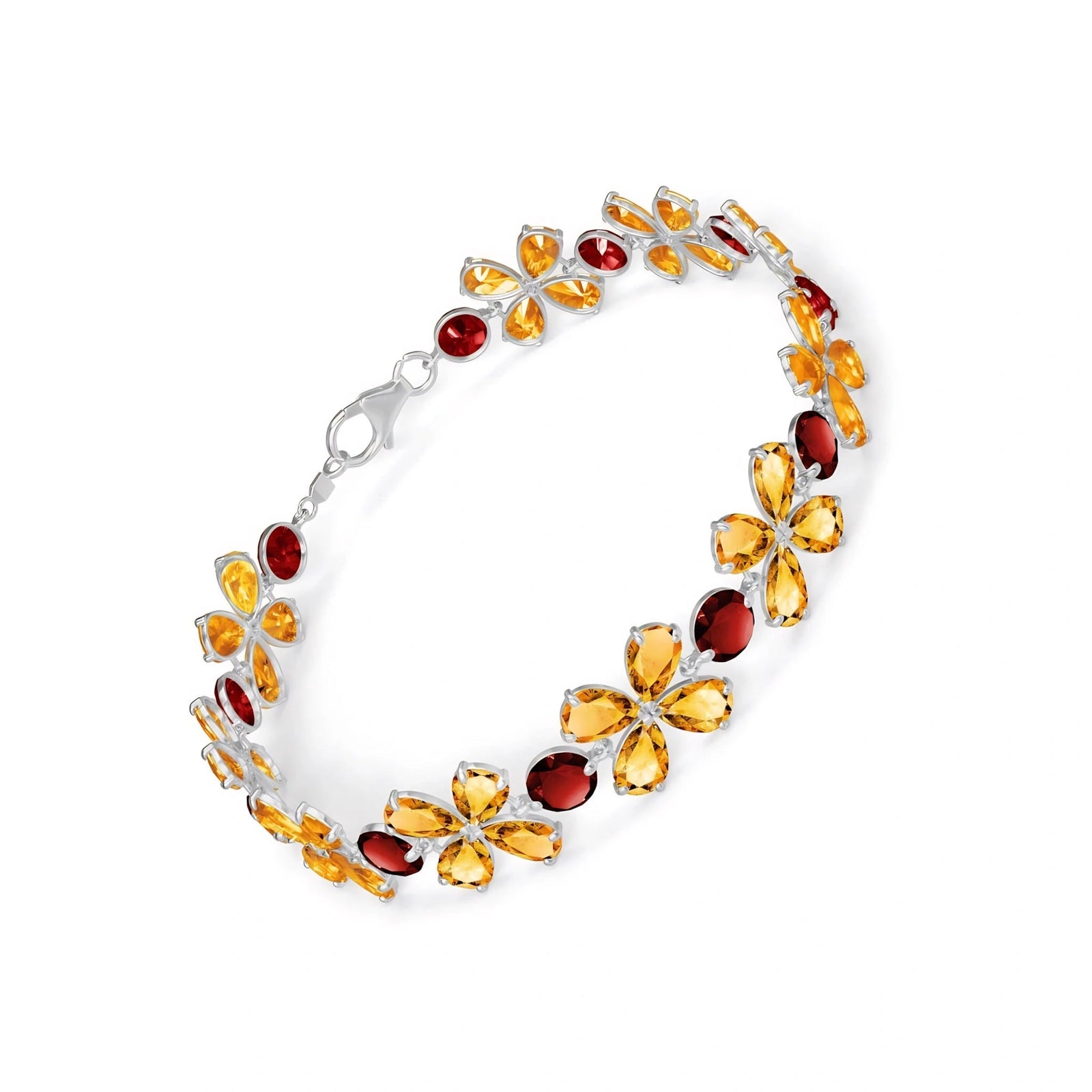 White Gold Reverie Bracelet Citrine 10K — Rosangela