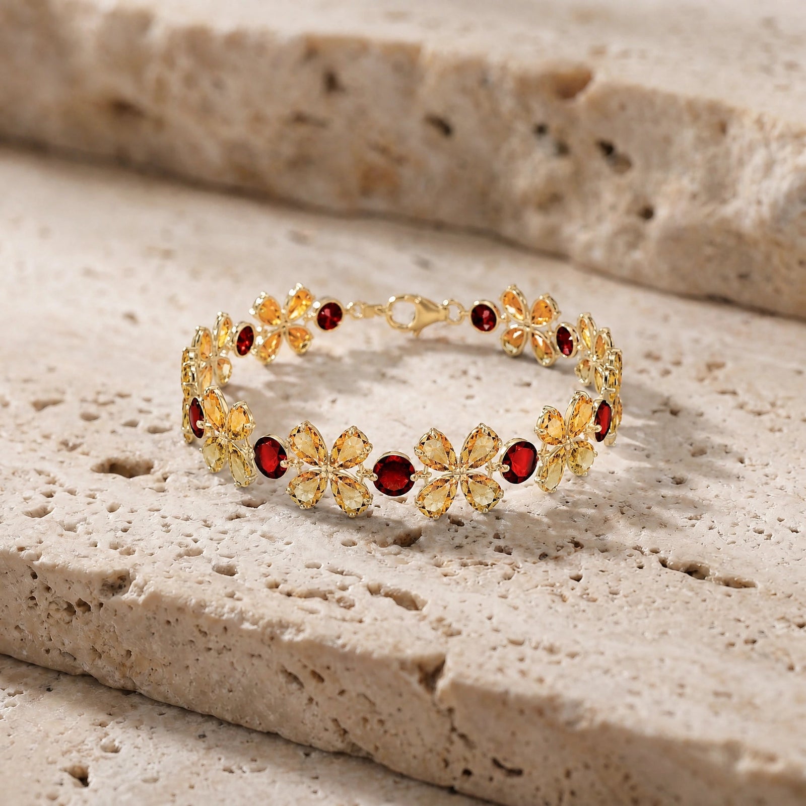 Yellow Gold Reverie Bracelet Citrine 10K — Rosangela