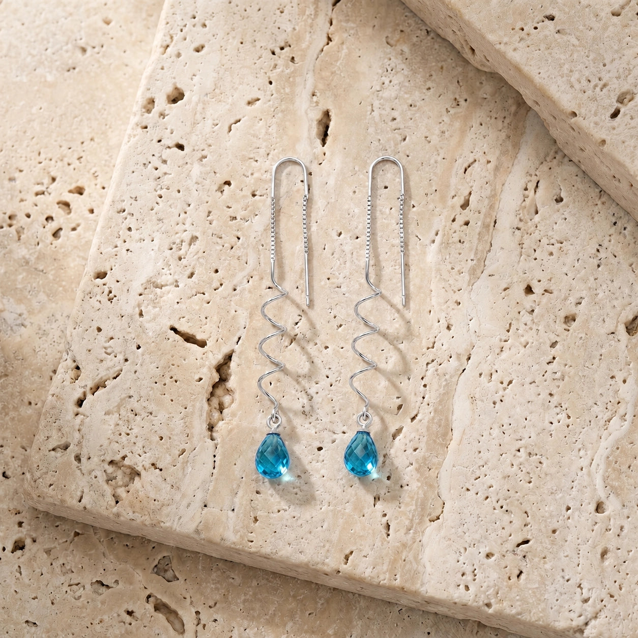 White Gold Blue Topaz — Mariaantonia