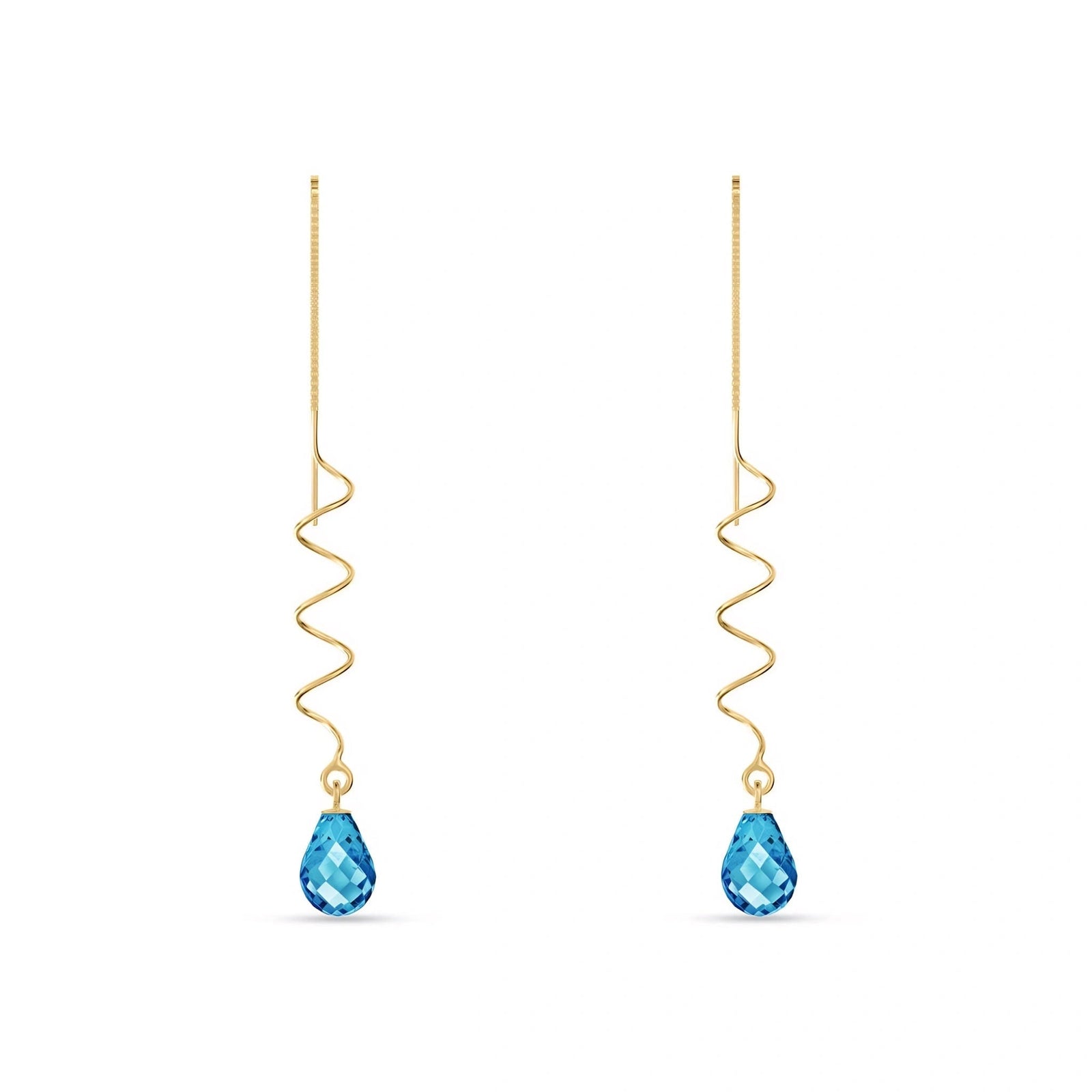 Yellow Gold Blue Topaz — Mariaantonia