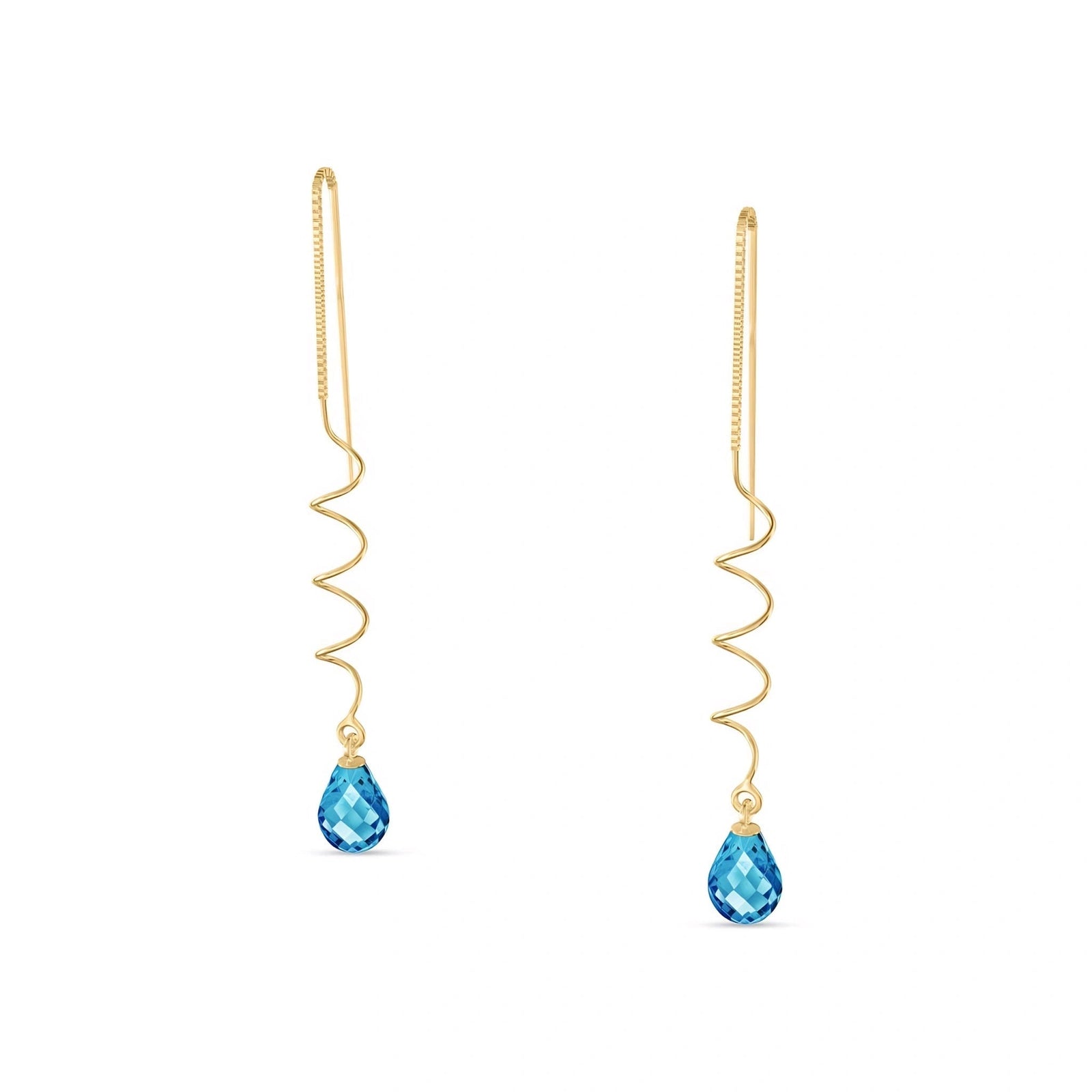 Yellow Gold Blue Topaz — Mariaantonia