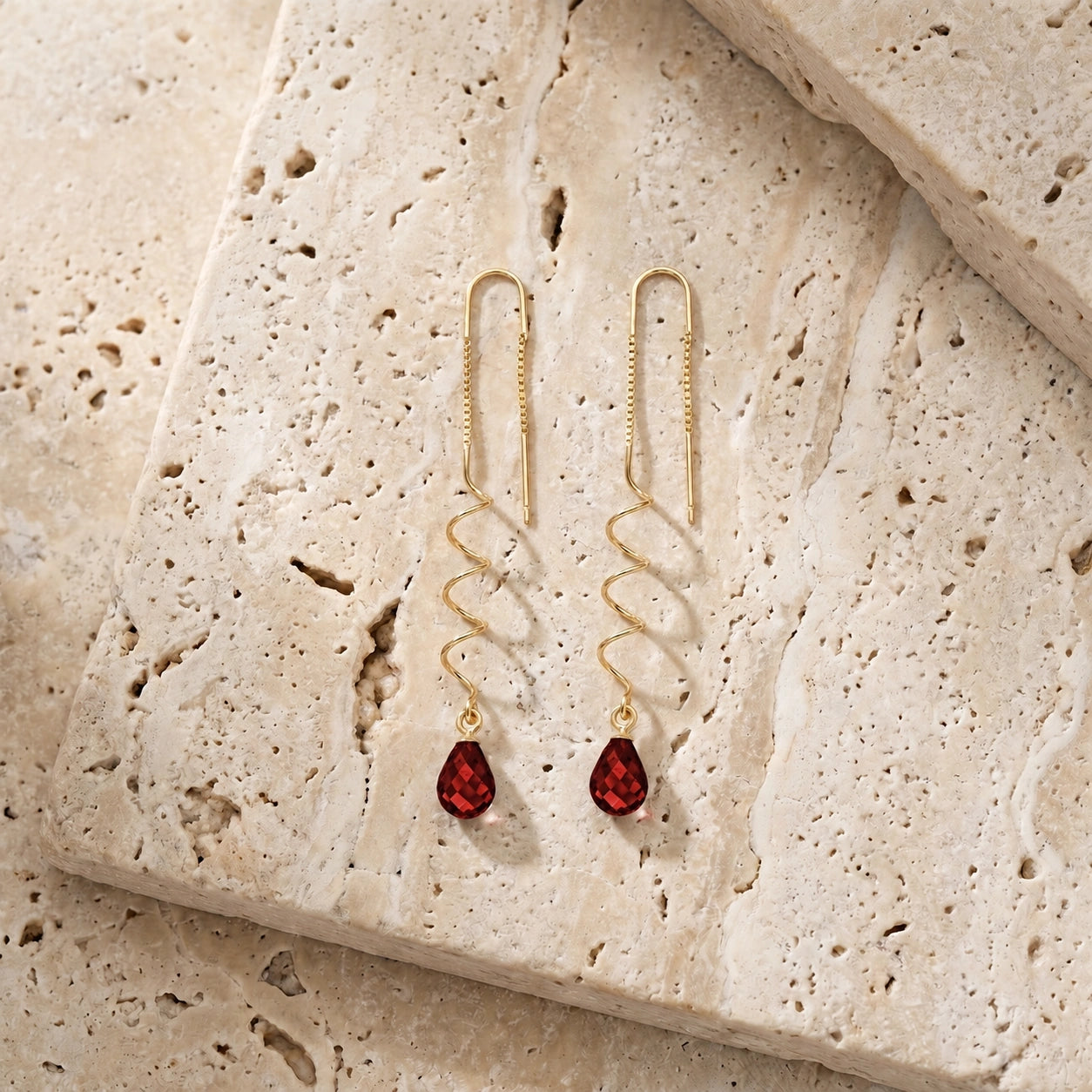 Yellow Gold Garnet — Mariaantonia