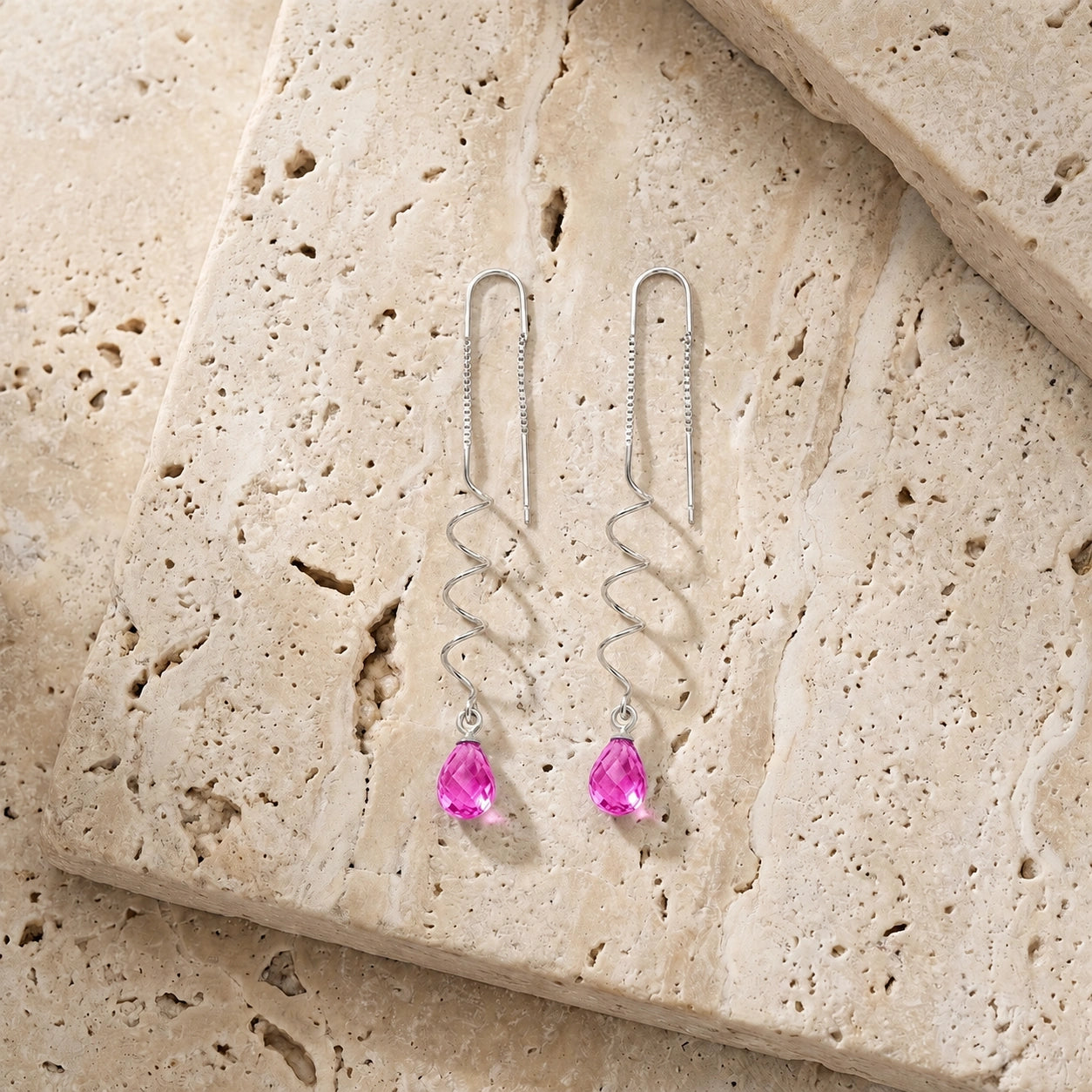 White Gold Pink Topaz — Mariaantonia