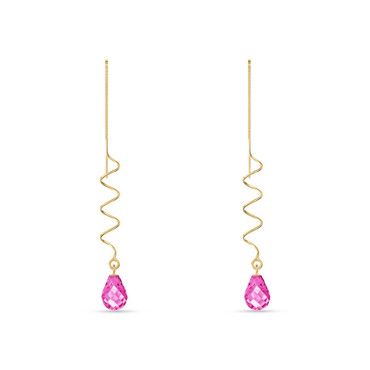 Yellow Gold Pink Topaz — Mariaantonia