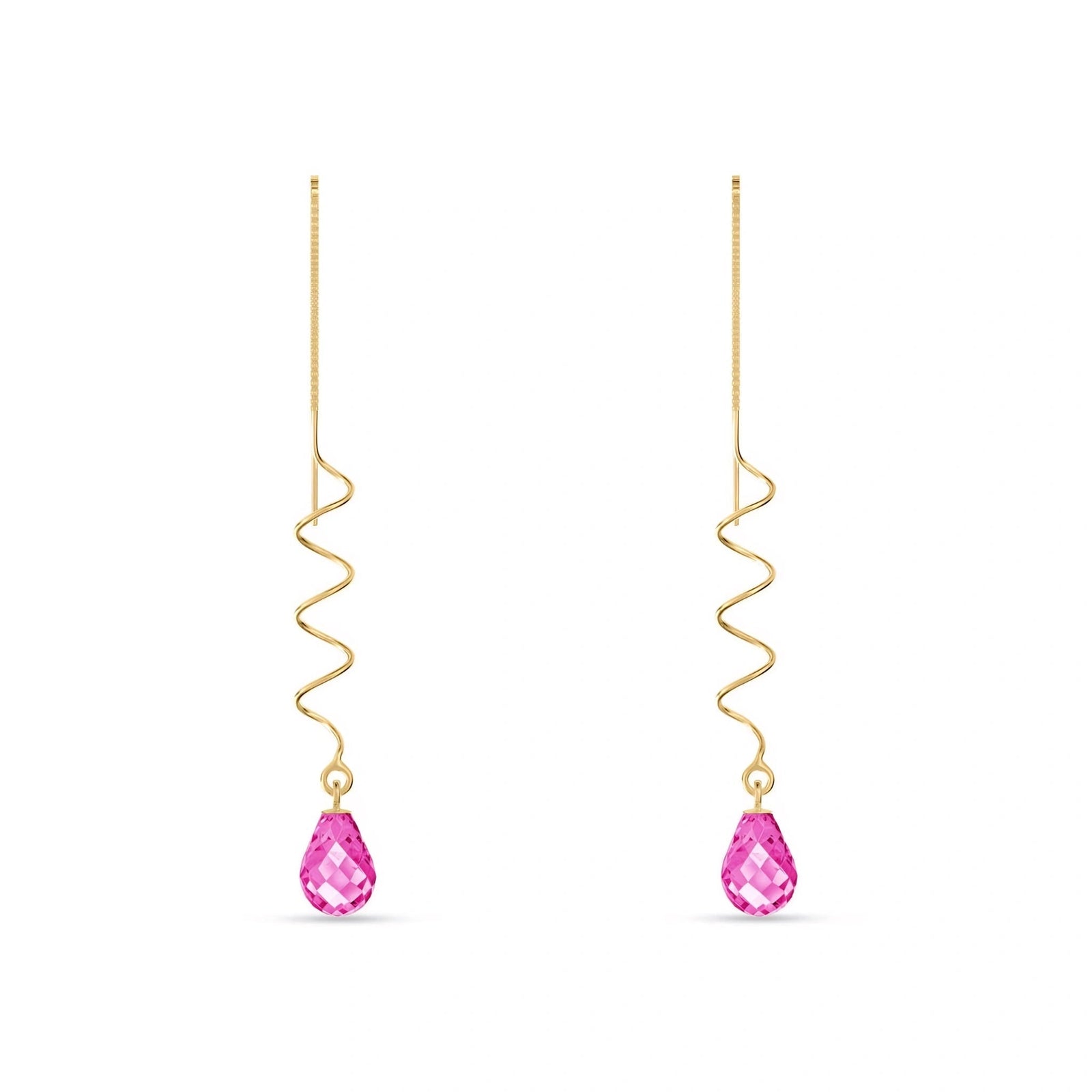Yellow Gold Pink Topaz — Mariaantonia