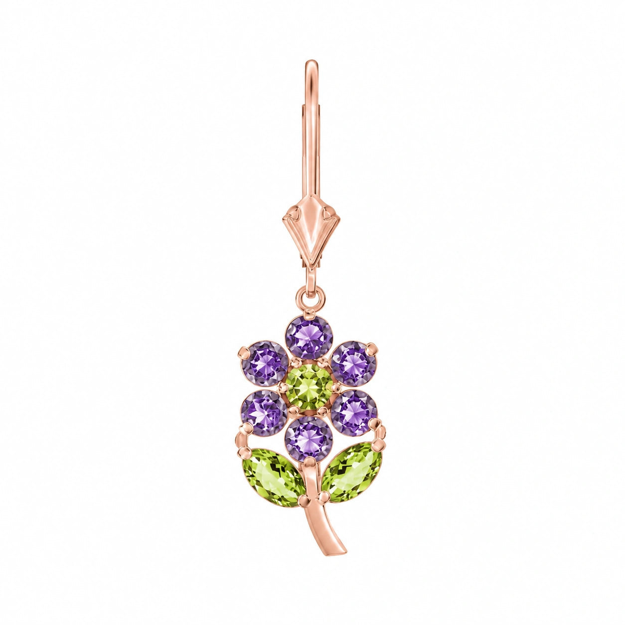 Rose Gold Peridot & Amethyst — Mariaantonietta