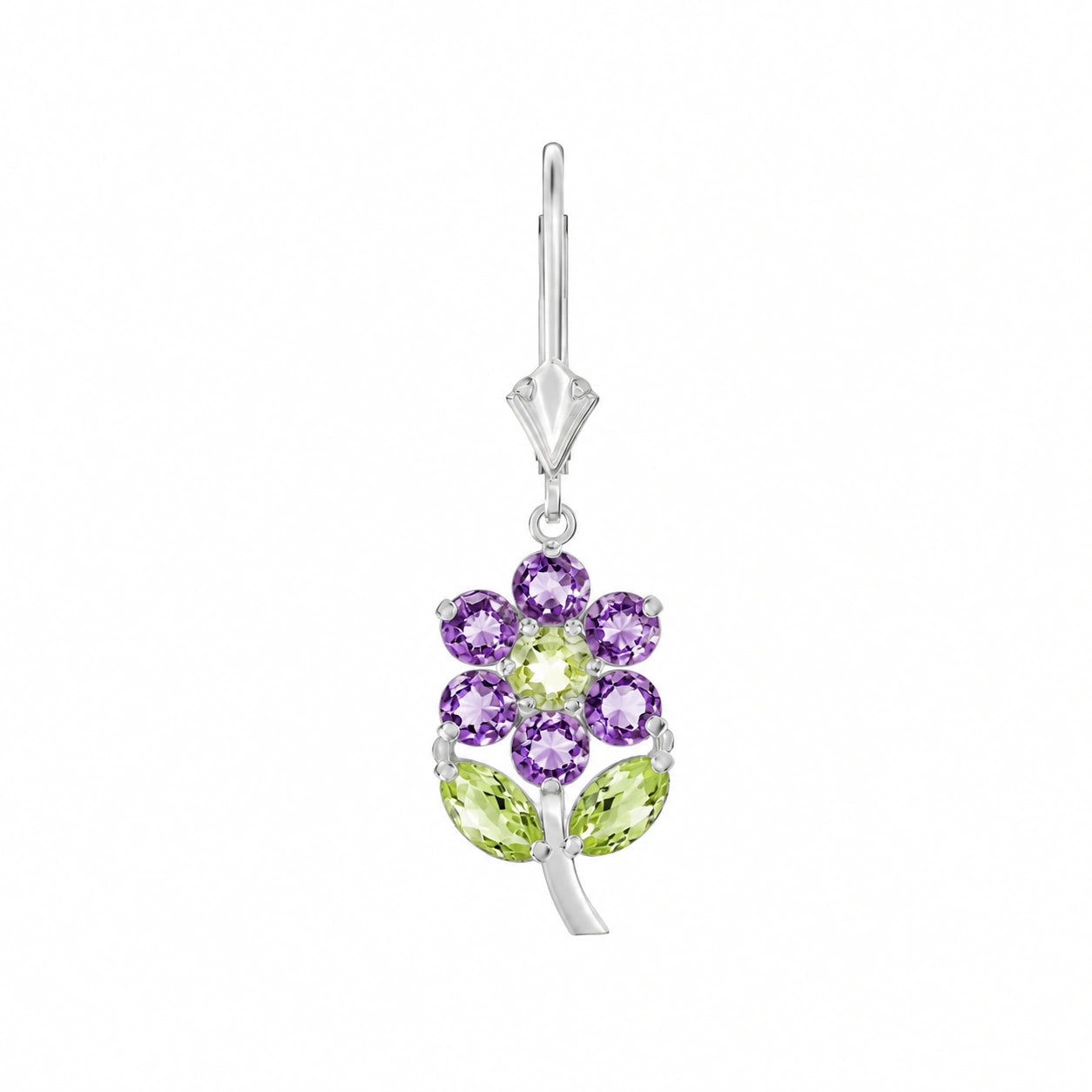 White Gold Peridot & Amethyst — Mariaantonietta