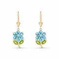 Yellow Gold Peridot & Blue Topaz — Mariaantonietta