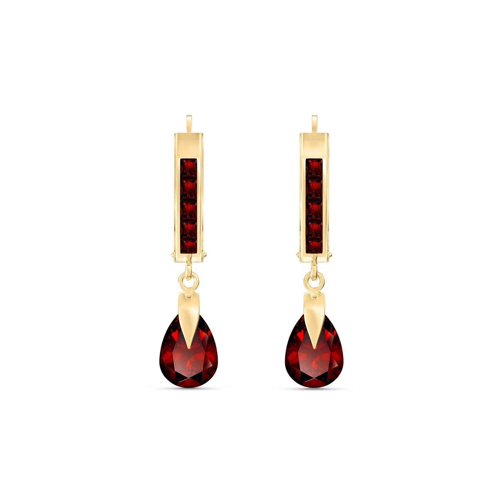 Yellow Gold Garnet — Mariaarabella