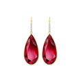 Yellow Gold Ruby & Diamond — Mariaargentina