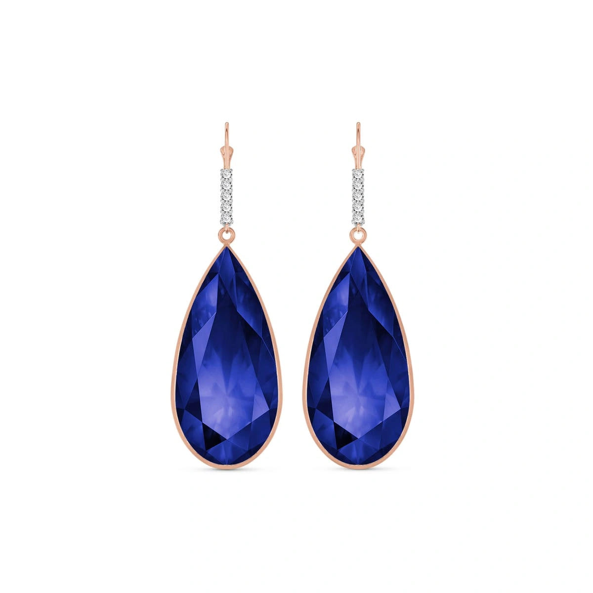 Rose Gold Sapphire & Diamond — Mariaargentina