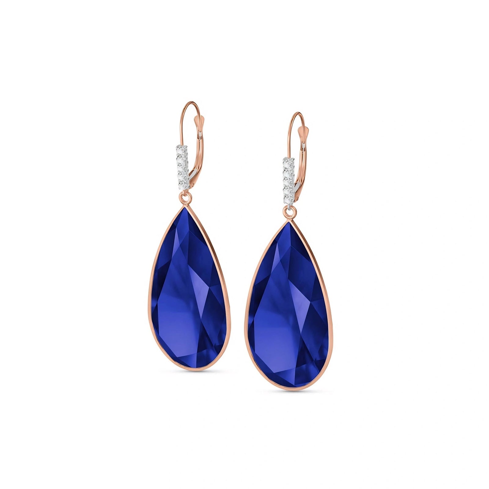 Rose Gold Sapphire & Diamond — Mariaargentina