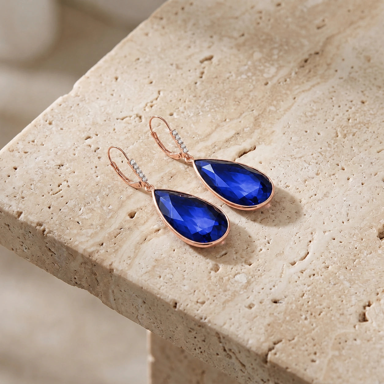 Rose Gold Sapphire & Diamond — Mariaargentina