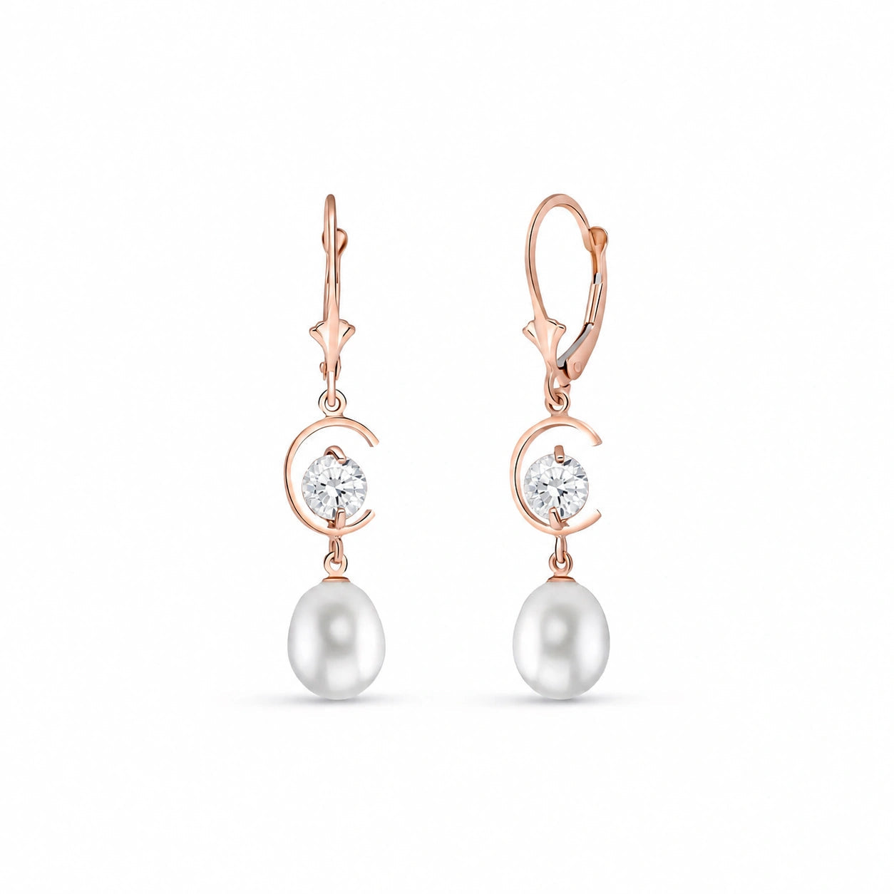 Rose Gold Pearl & Diamond — Mariaarmida