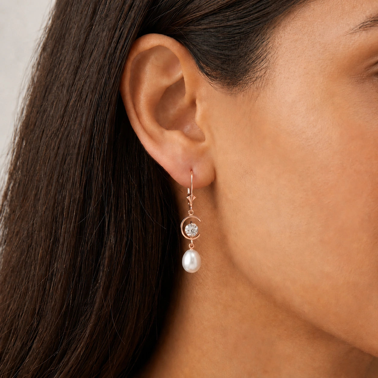 Rose Gold Pearl & Diamond — Mariaarmida