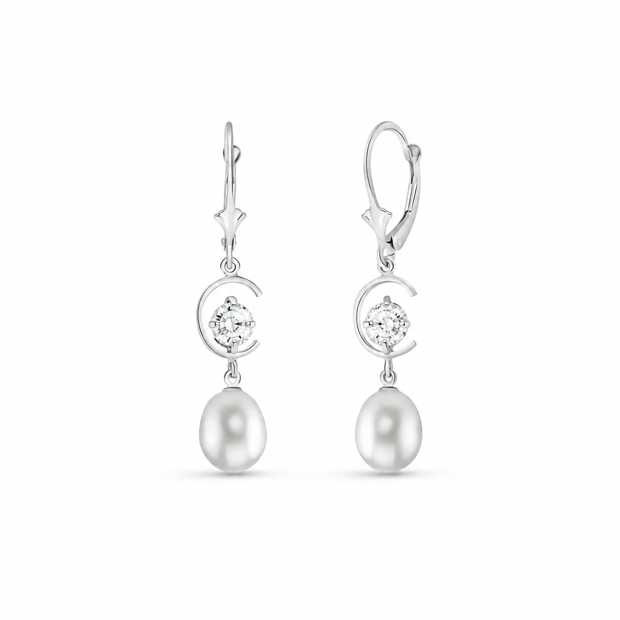 White Gold Pearl & Diamond — Mariaarmida
