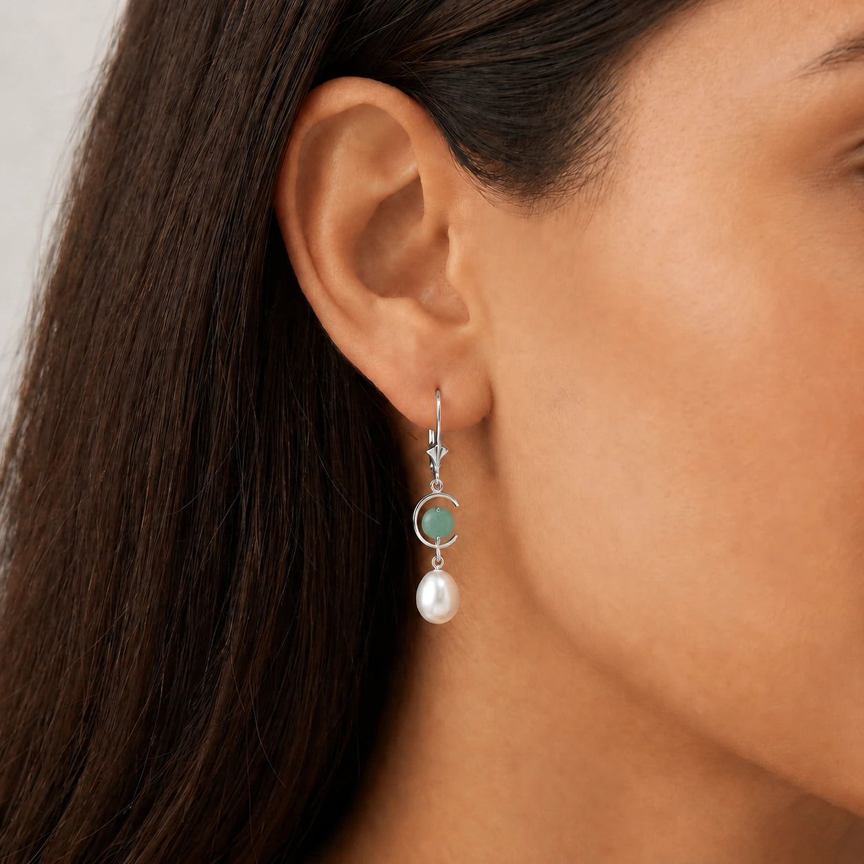 White Gold Pearl & Emerald — Mariaarmida