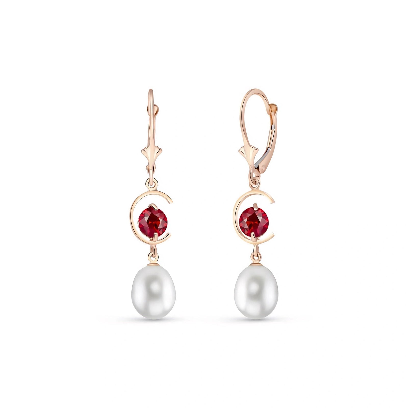 Rose Gold Pearl & Ruby — Mariaarmida