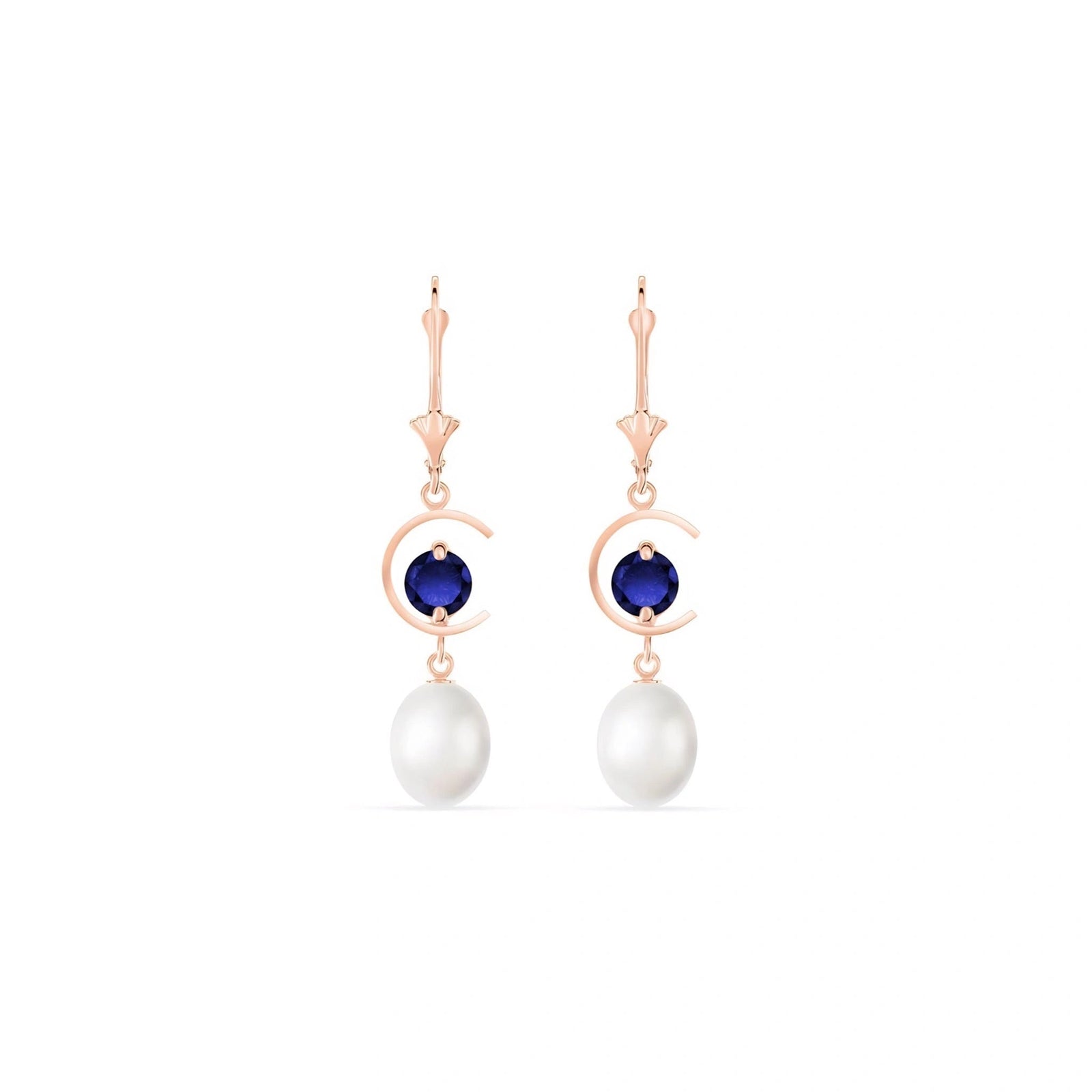 Rose Gold Pearl & Sapphire — Mariaarmida