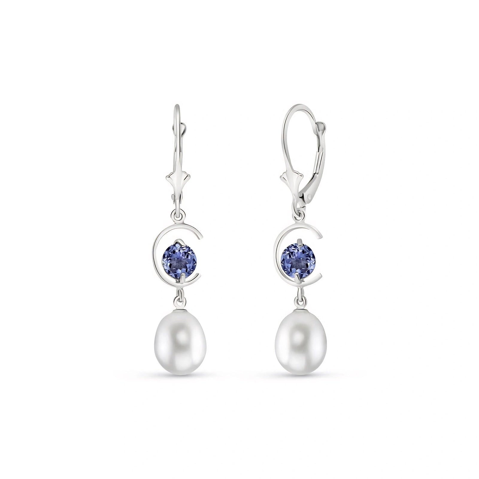 White Gold Pearl & Tanzanite — Mariaarmida