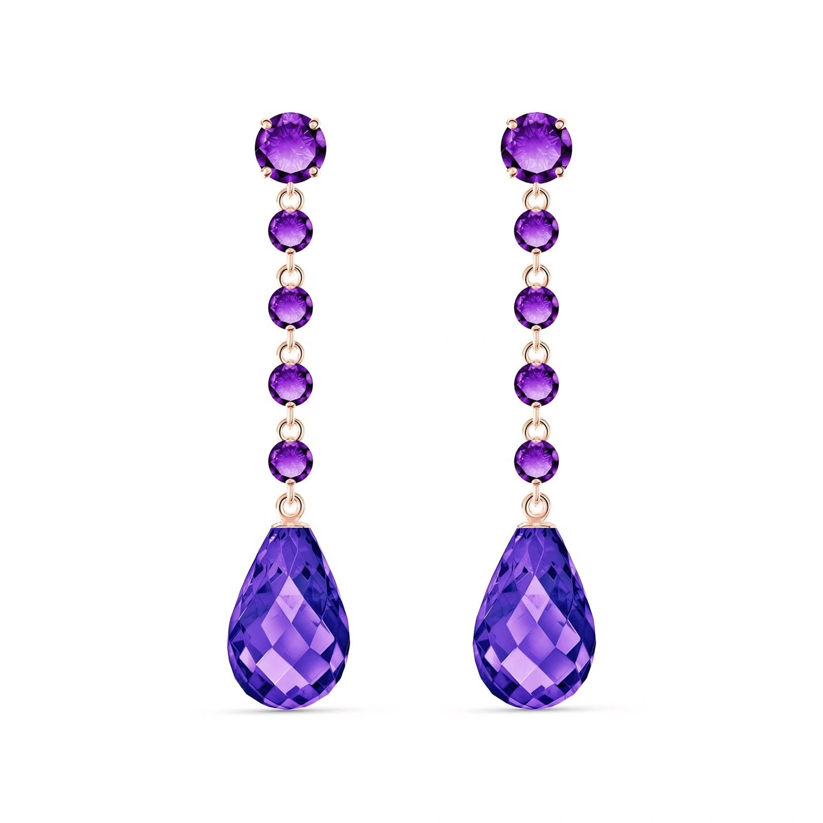 Rose Gold Amethyst — Mariaassunta