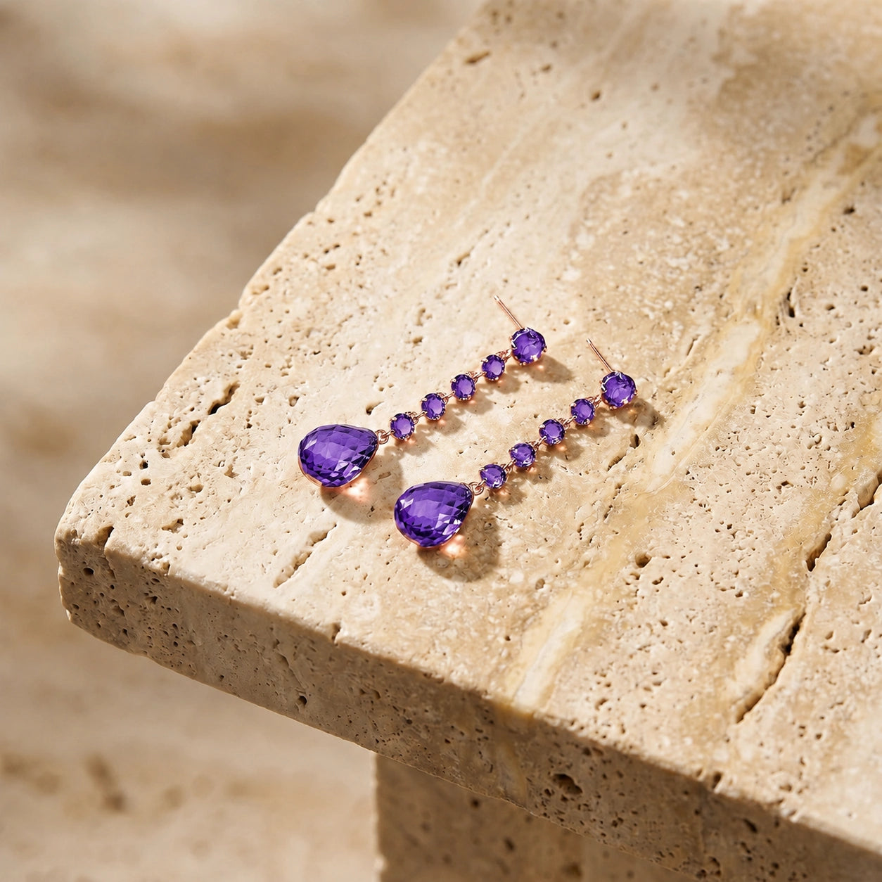 Rose Gold Amethyst — Mariaassunta