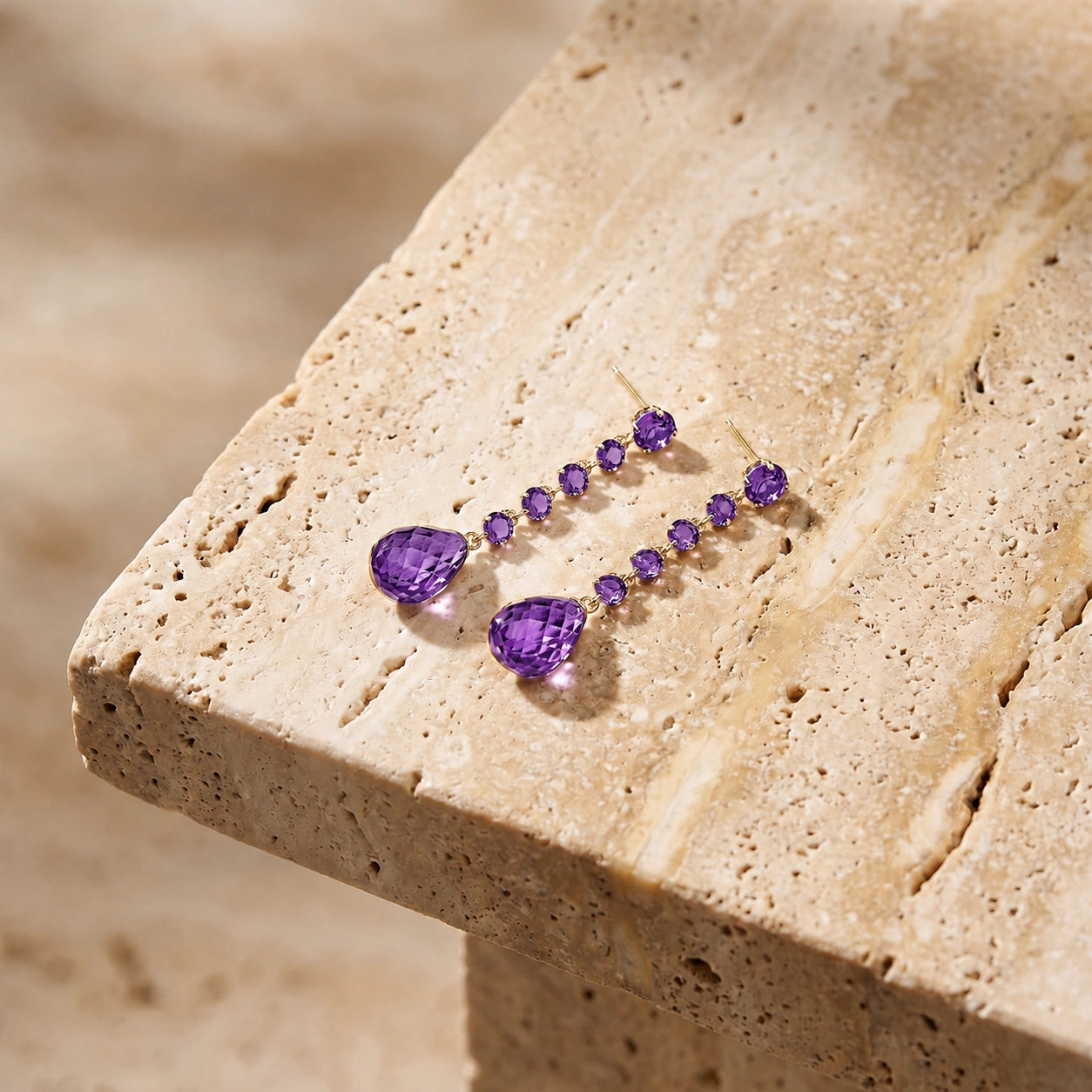 Yellow Gold Amethyst — Mariaassunta