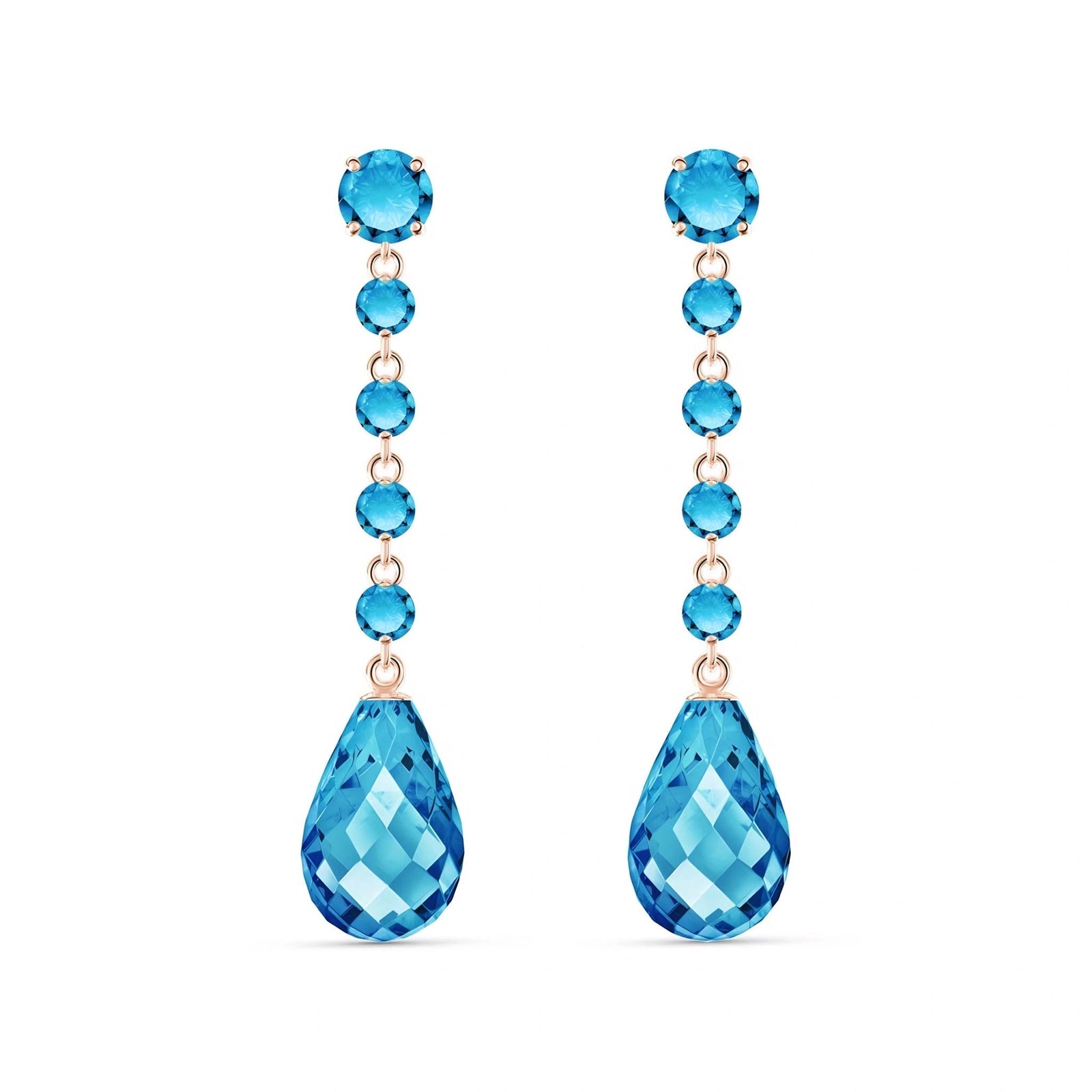 Rose Gold Blue Topaz — Mariaassunta