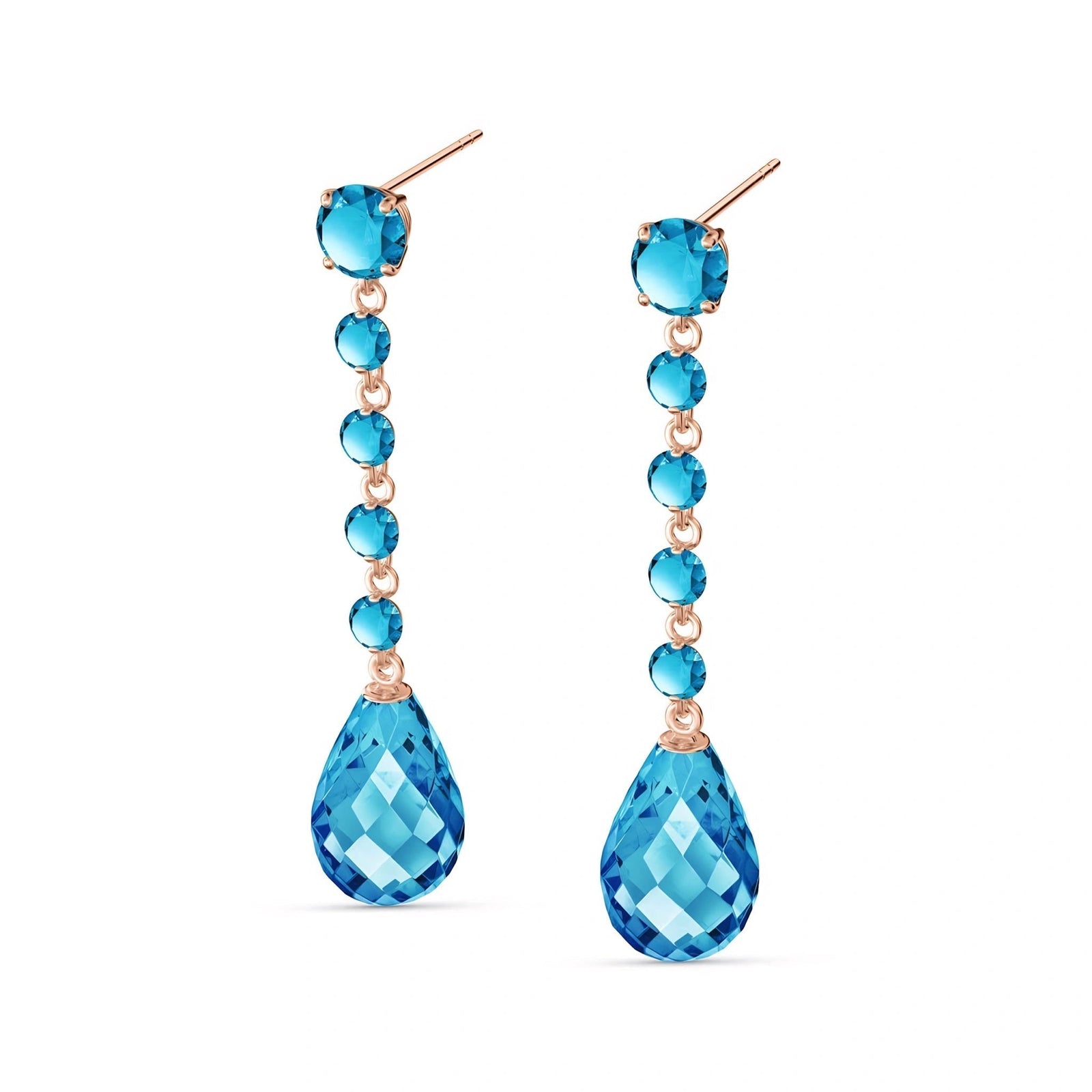 Rose Gold Blue Topaz — Mariaassunta