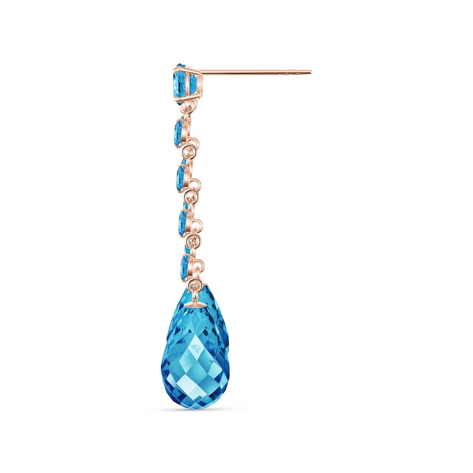 Rose Gold Blue Topaz — Mariaassunta