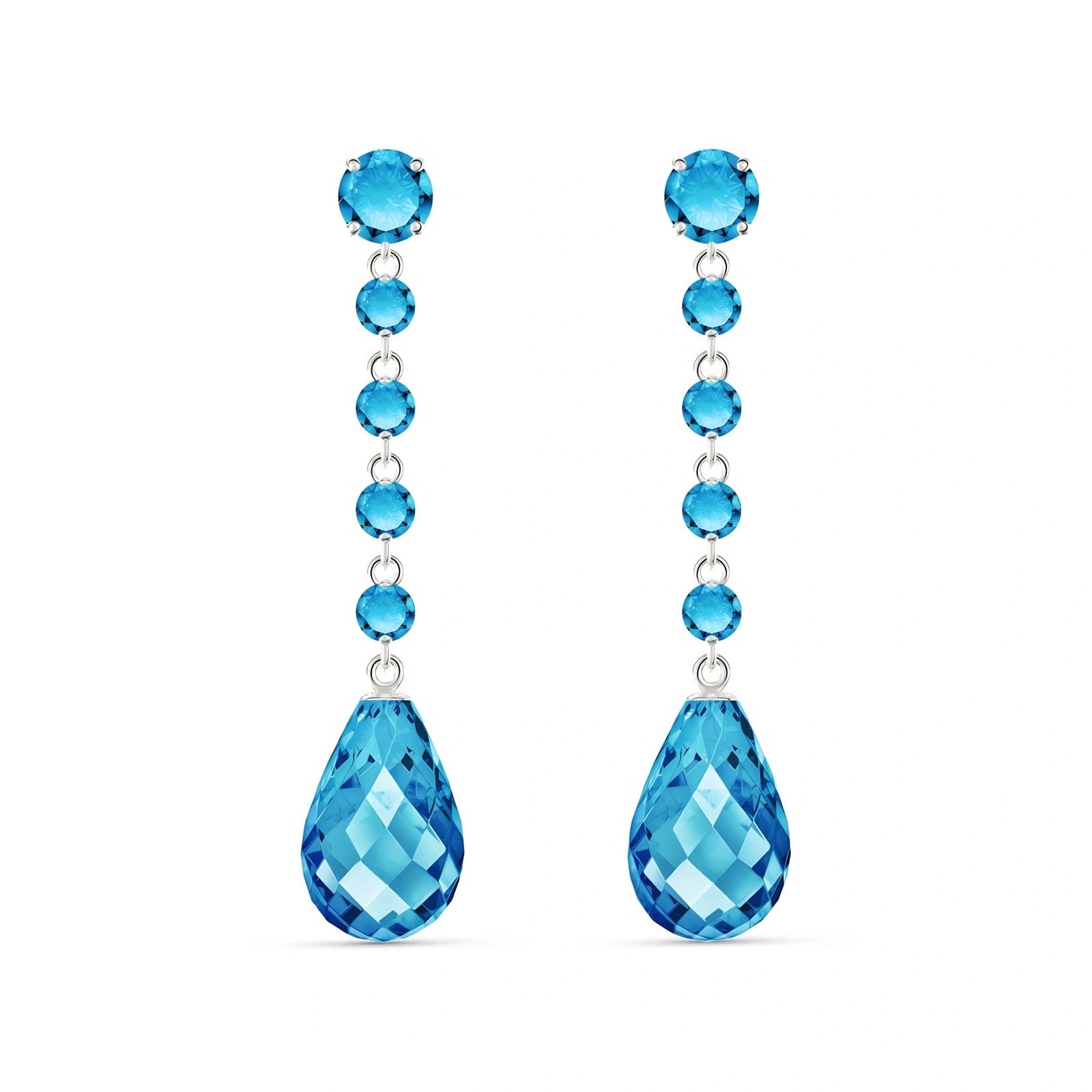 White Gold Blue Topaz — Mariaassunta