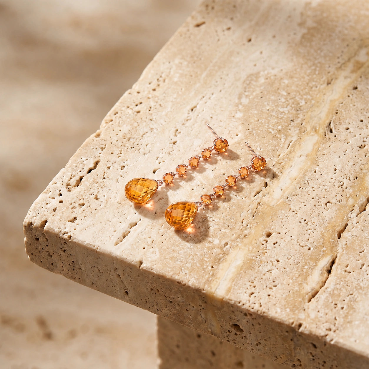 Rose Gold Citrine — Mariaassunta