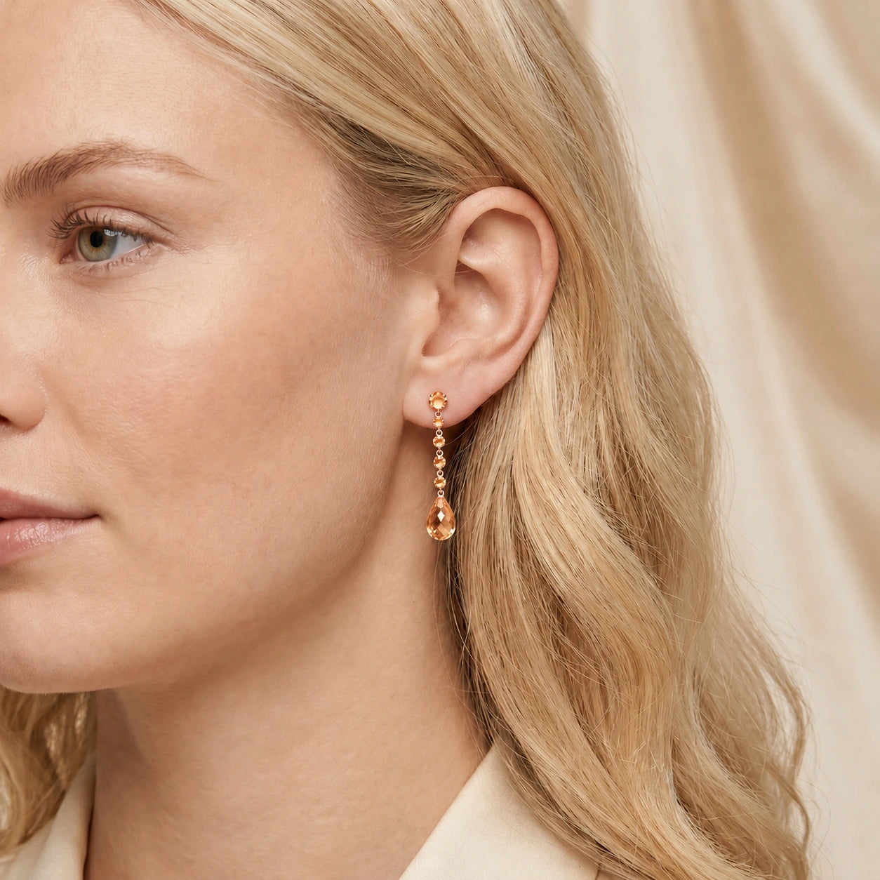 Rose Gold Citrine — Mariaassunta