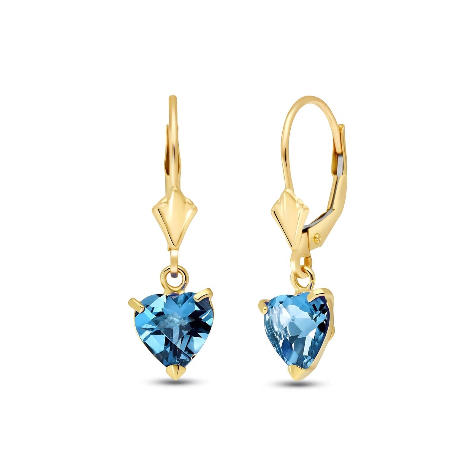 Yellow Gold Blue Topaz — Mariaaurora