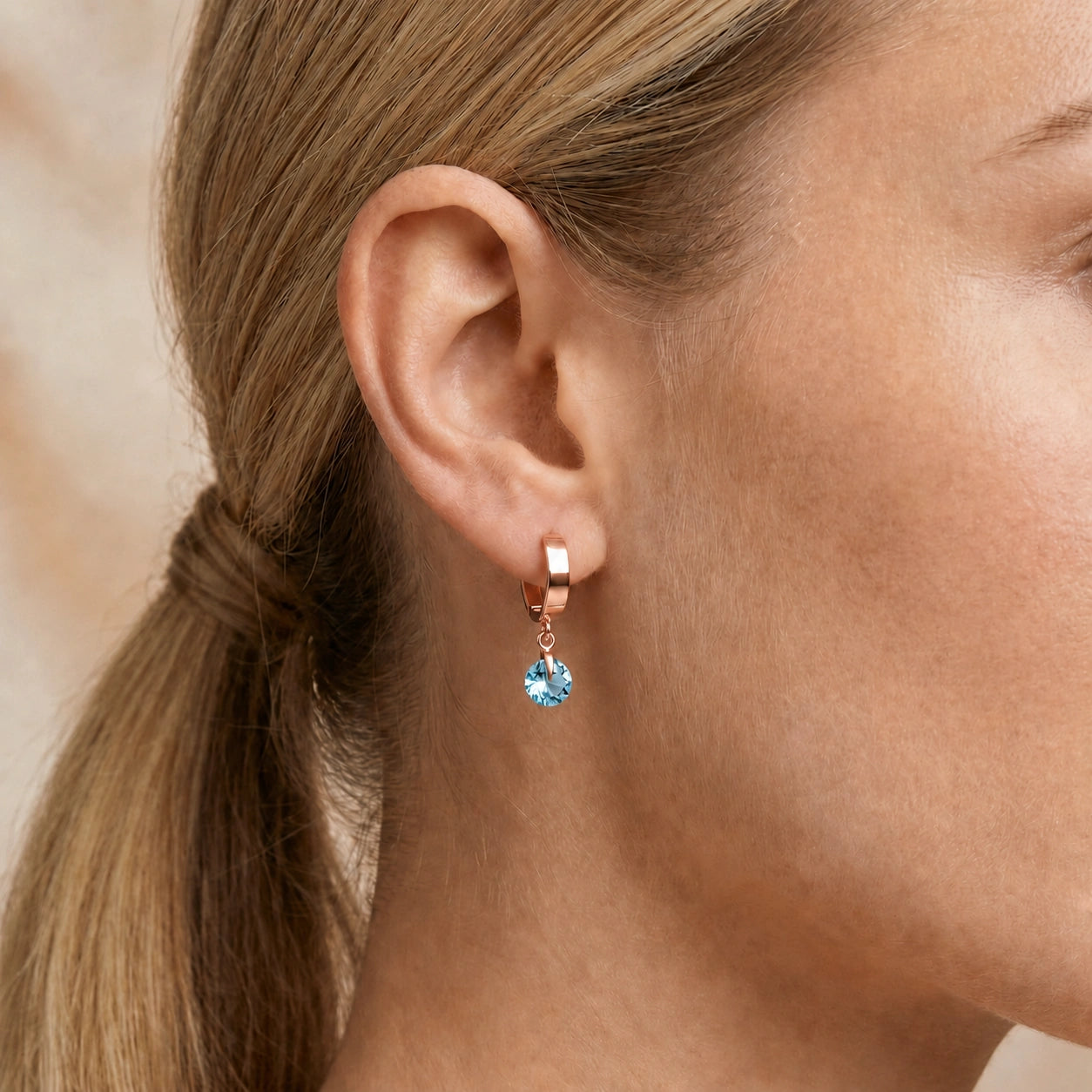 Rose Gold Blue Topaz — Mariaazzurra