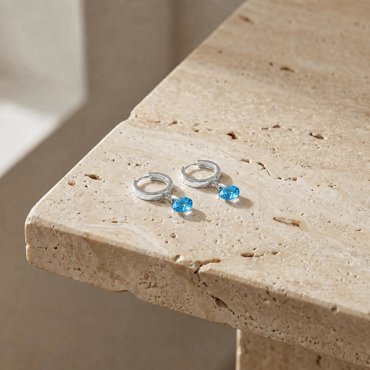 White Gold Blue Topaz — Mariaazzurra